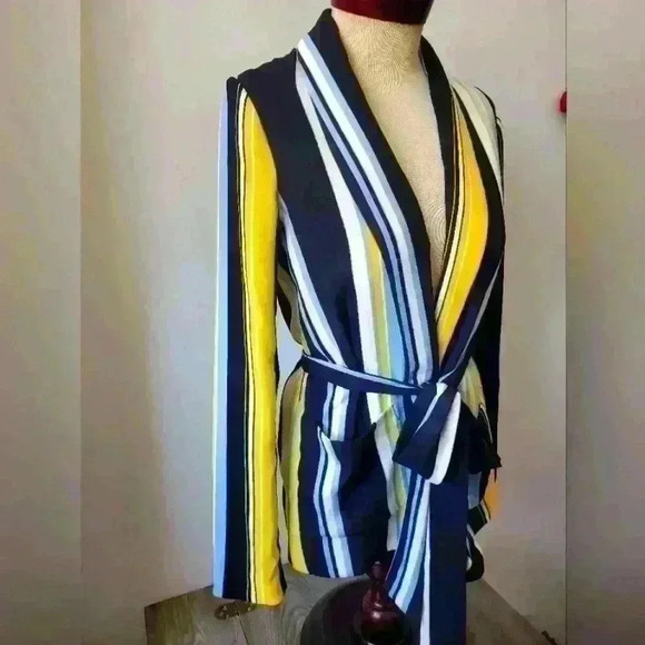 HALOGEN striped blazer size small - Picture 3 of 6